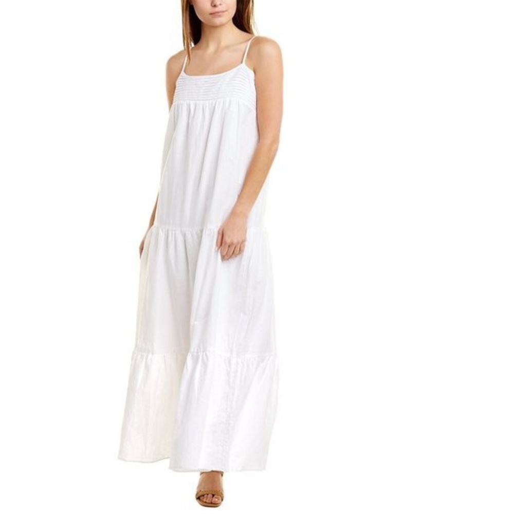 J. McLauhlin Paris Linen/Cotton Maxi Dress